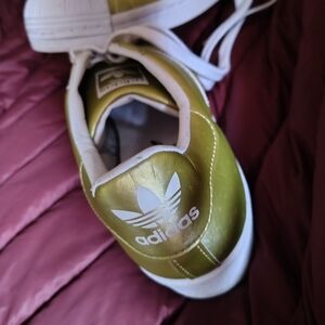 Adidas Men Gold Sneakers